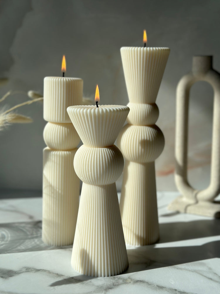 Sculptural Soy Candles