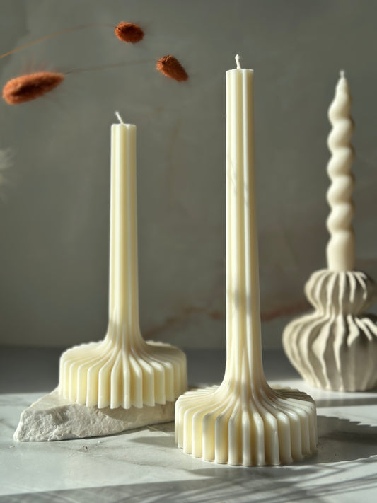 winter candle decor
