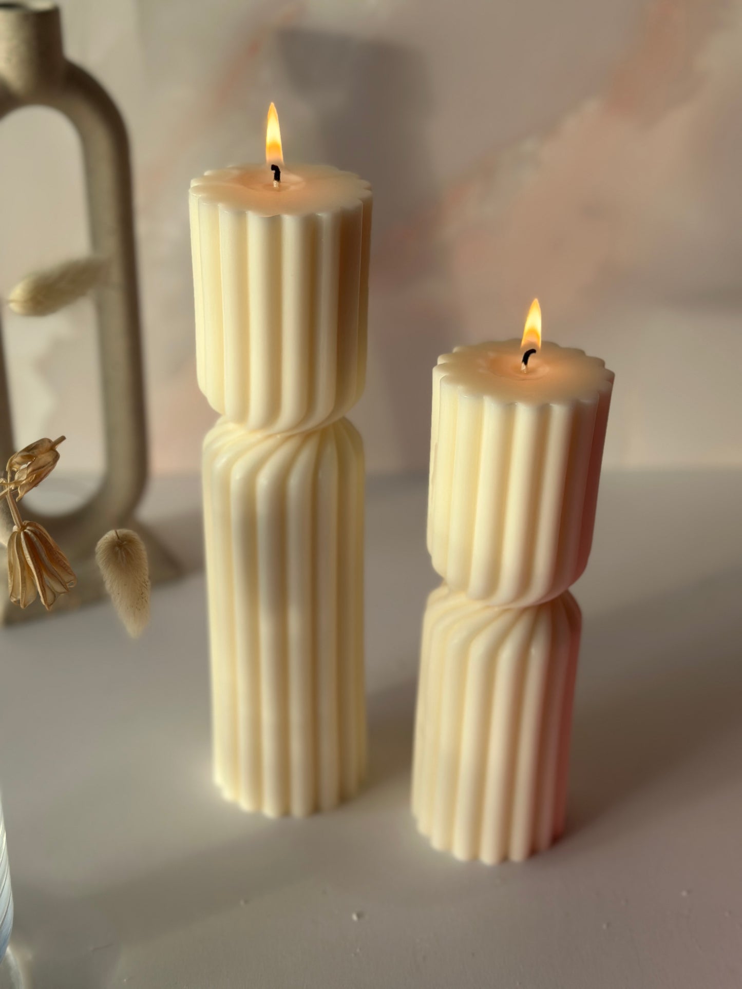 scented handmade candles 